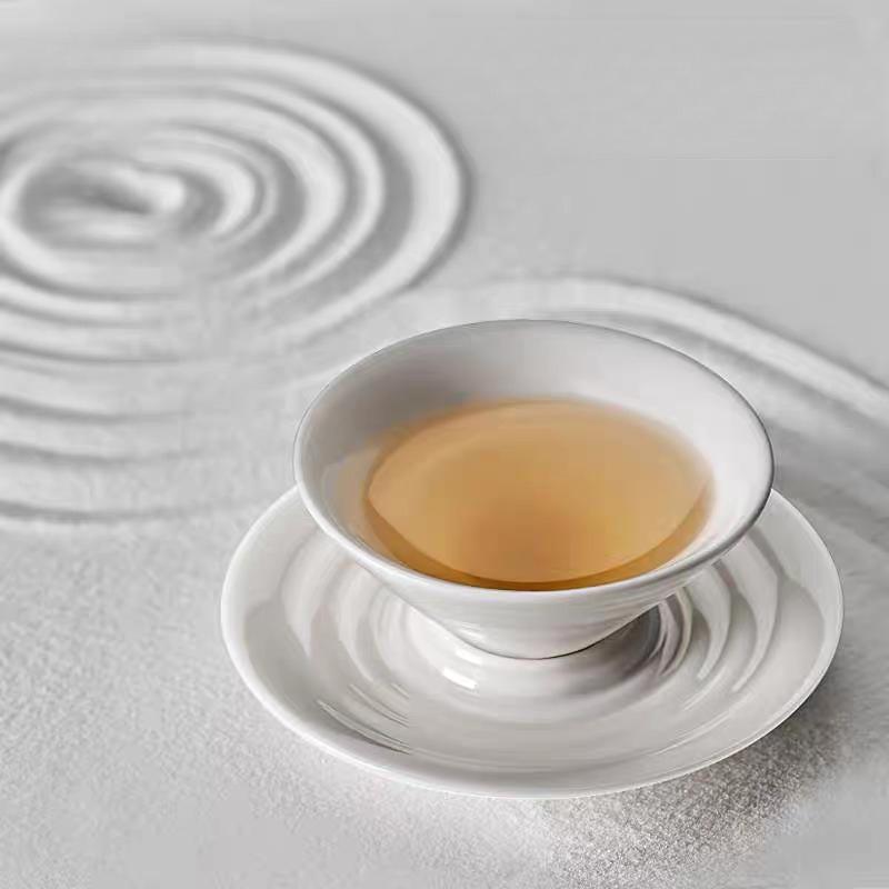 Şapka Kupası Koyun Yeşim Porselen Çay Kupası Eskiz Çay Kupası Usta Kupası Seramik Kung Fu Çay Takımı Beyaz Porselen Su Damlası Şükran Kupası