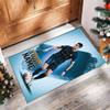 Cristiano Ronaldo Printed Crystal Velvet Rug Non‑Slip Crystal Velvet Carpet For Sofa Bedroom Indoor Home Decoration