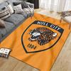 Hull City Art Flannel Printed Carpet, Home Sofa Decoration for Living Room & Bedroom, Non‑Slip Play Flannel Floor Mat for Game Room