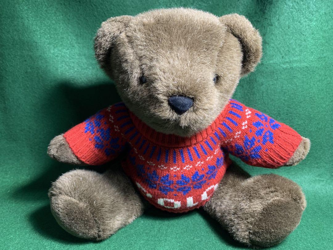 

[Б/У] Плюшевая игрушка Polo Bear свитер мишка 2000