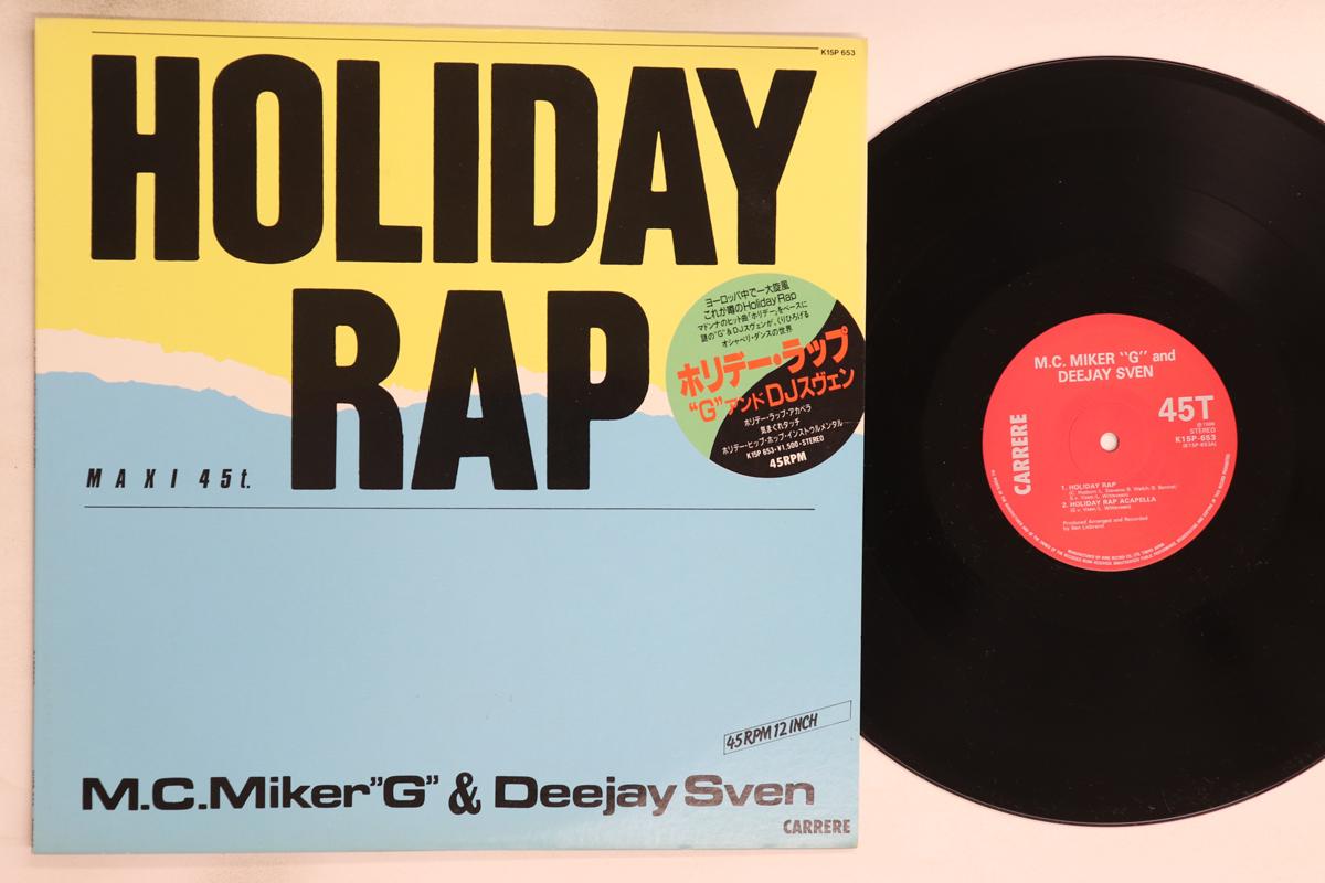 

12inch Record MC MIKER G. & DJ SVEN - Holiday Rap / Whimsical Touch K15P653 CARRERE 1986 Japan Rap & Hip-Hop/R&B Used