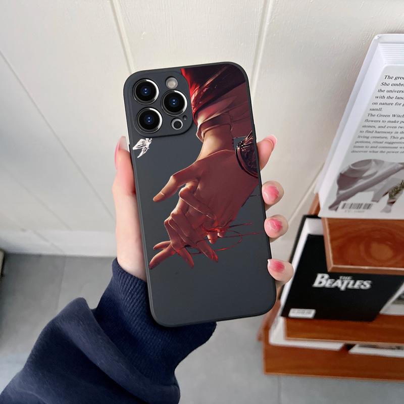Heaven Official's Blessing Original Square Liquid Silicone Phone Case For iPhone 14 11 12 13 Pro Max X XS XR 7 8 Plus DIY Cover