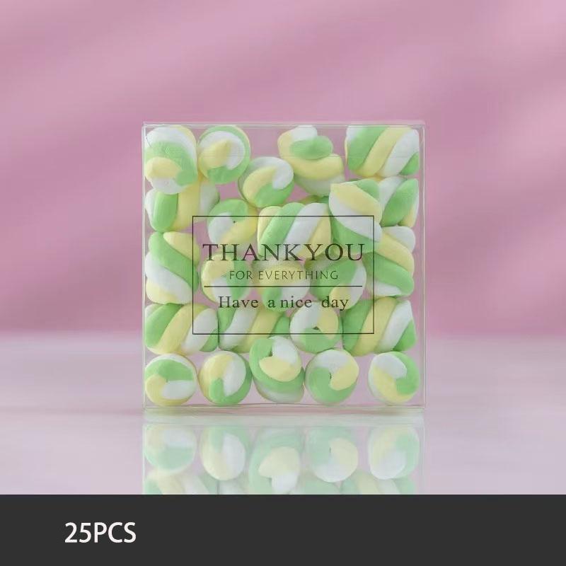 5pcs Simulation Marshmallow Flat Back Cabochon Fake Candy Arfiticial Food Dessert Decor Life Like Home Decoration High Quality