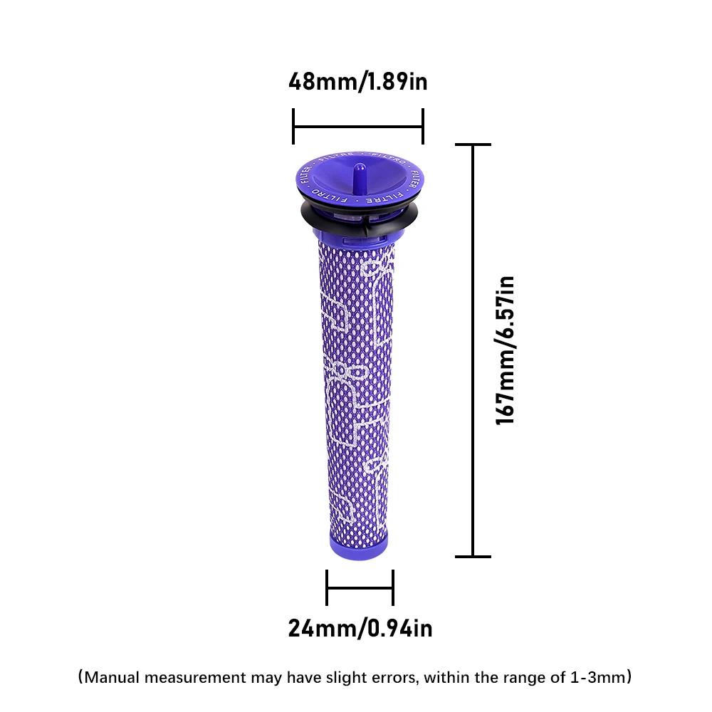 Pre-Filters And Post-Filters Kit Accessories For Dyson V7 V8 Absolute Animal Cordless Vacuum Cleaner Part Filter Replacement