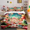 Festive Wonderland Dreams Bedding Sets Duvet Cover Sets Duvet Covers Pillowcases(1*Duvet Cover 2*Pillowcases Without Duvet Insert)