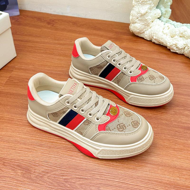 Women's Retro Casual Sneakers Autumn Flat Casual Shoes Comfortable Women's Shoes Outdoor Fashion Shoes
