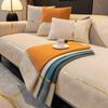 Licht Luxus Chenille Sofa Abdeckung Gold Rand Mode Einfarbig Neue Verdicken Sofa Handtuch Anti-slip Couch Kissen für wohnzimmer