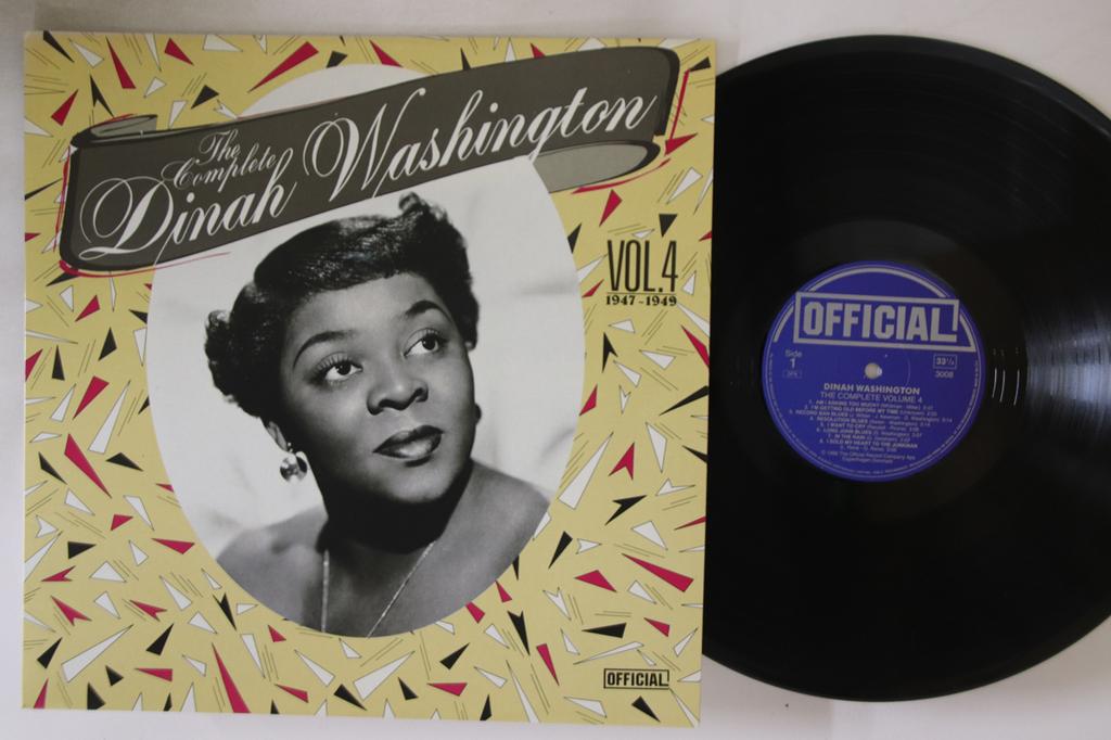 LP Record DINAH WASHINGTON - Complete Dinah Washington Vol.4 194 3008 OFFICIAL 1988 Denmark Jazz Used