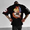 Demon Slayer Cosplay Anime Manga Sports T-Shirt Tee Men's Cotton Cotton