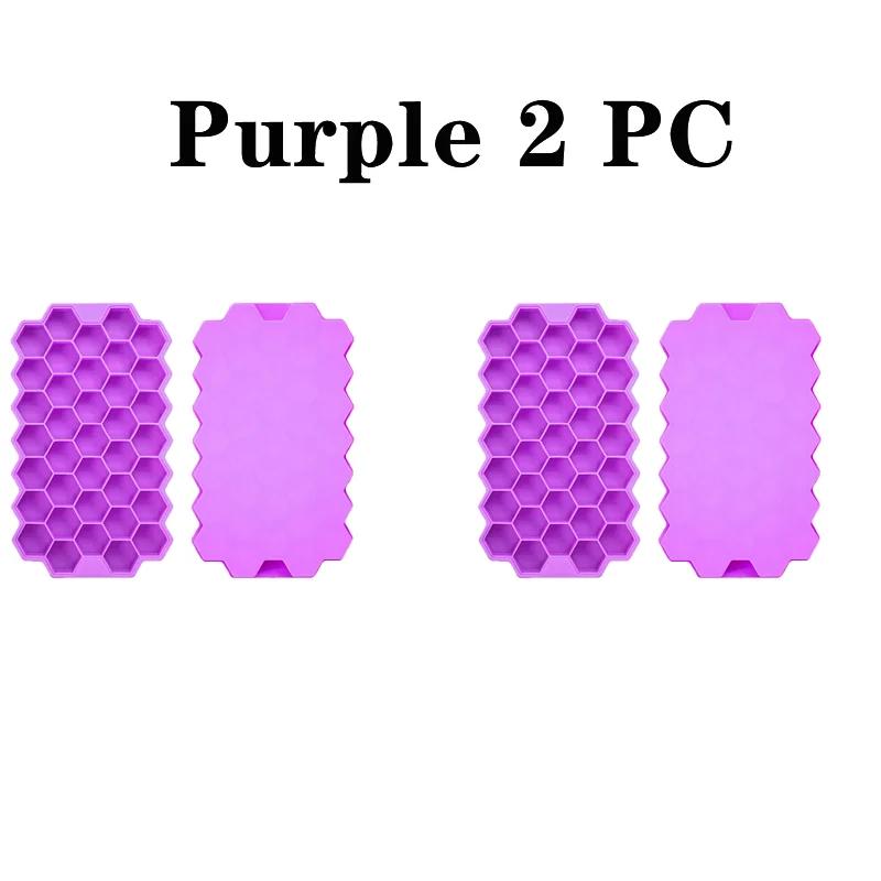 1/2/3/5Pcs Large Capacity Ice Tray Silicone Molds Honeycomb Ice Cube Molds For Chilled Drinks Whiskey Cocktails Food