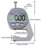 High Accuracy Digital Display Thickness Measuring Device 0-10mm Electronic Thickness Calipers for Engineers & Enthusiasts