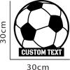 Football Fan Metal Wall Art Sign Home Decor Door Plaque