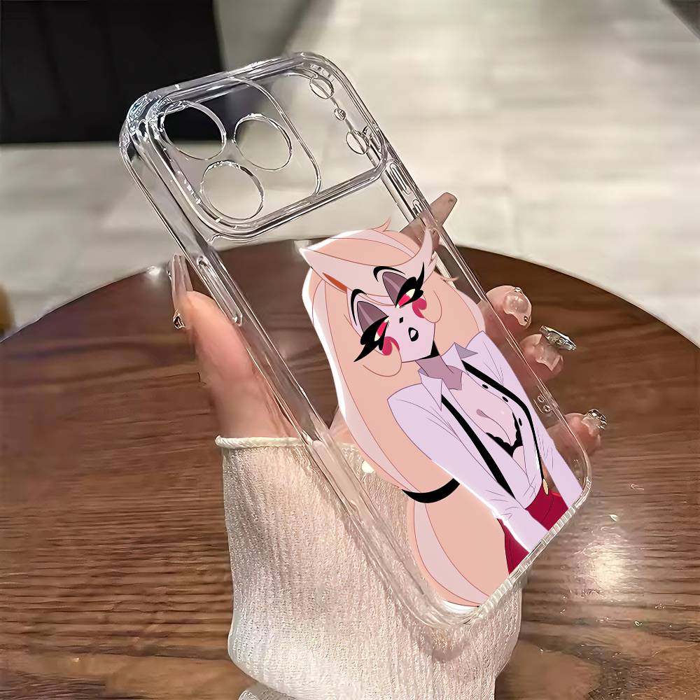 Charlie Morningstar H-Hazbin H-Hotel Handyhülle Für iPhone 17 16 15 14 13 12 11 Mini Pro Max Plus Transparente Hülle
