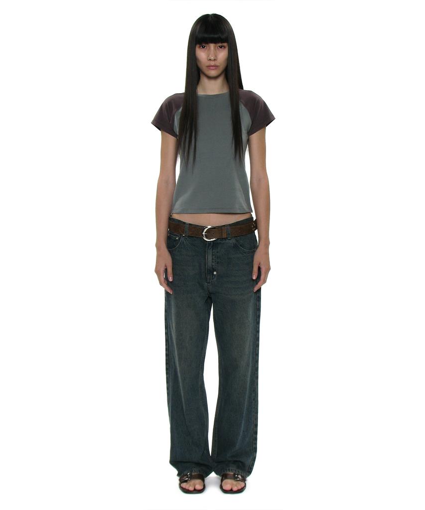 PARTIMENTO WOMEN Pwc Colorblock Fitted Everyday Tea_Forest