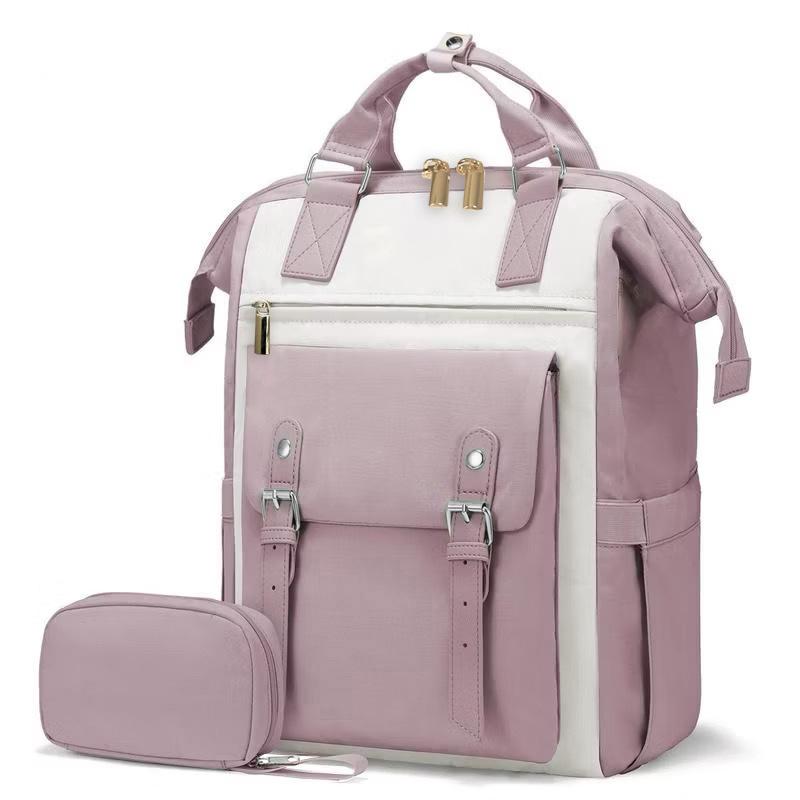 New Large Capacity College Backpack, Stylish Niche Commuter Bag, Mommy Business Travel Daypack for Women