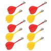 Magnetic Connection Dart Needle Magnet Wordpad Safety Flat Heads 5Pcs Red 5Pcs Yellow