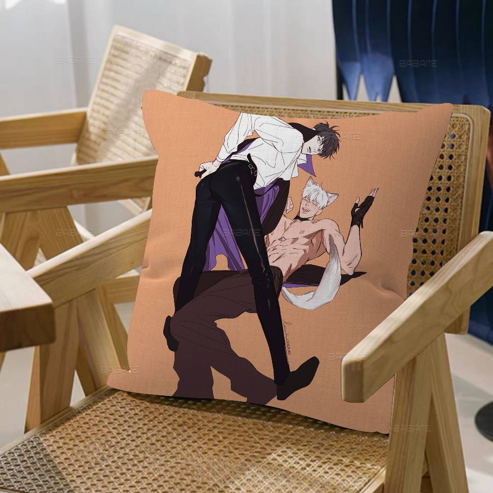 Anime Vampires MIGNON BL Office Cushion Pillowcase Car Cushion Cover45X45CM Lumbar Pillowcase Sofa Pillowcover