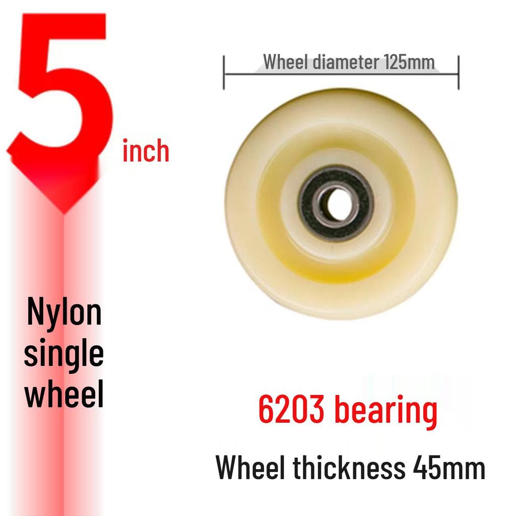Swivel Caster Wheels: 3-8 Inch Nylon, Light/Heavy Duty, Fixed/Brake Options, Load-Bearing Trolley Casters