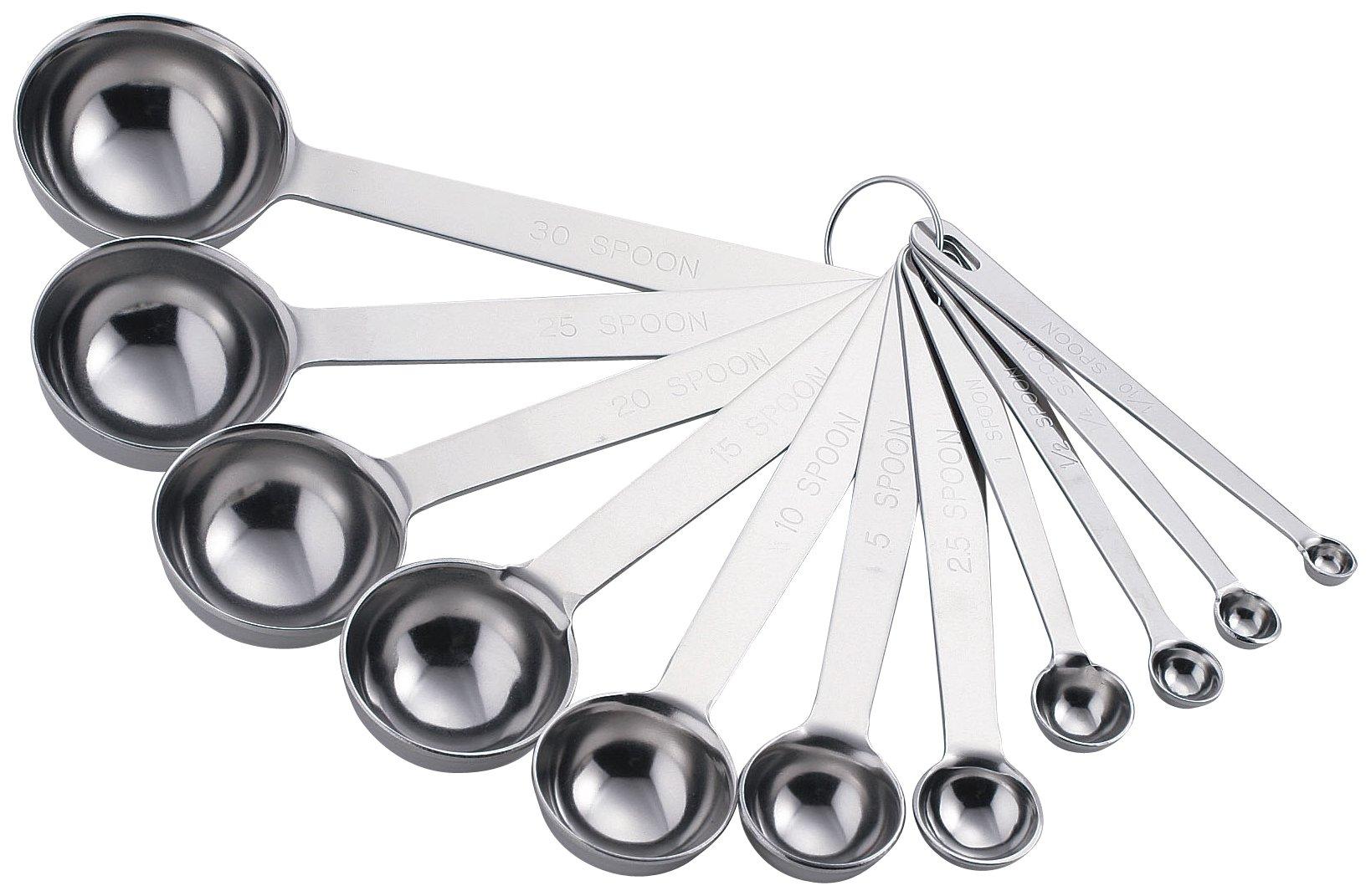 

SW 18-8 Extra Thick Measuring Spoons, Set of 11