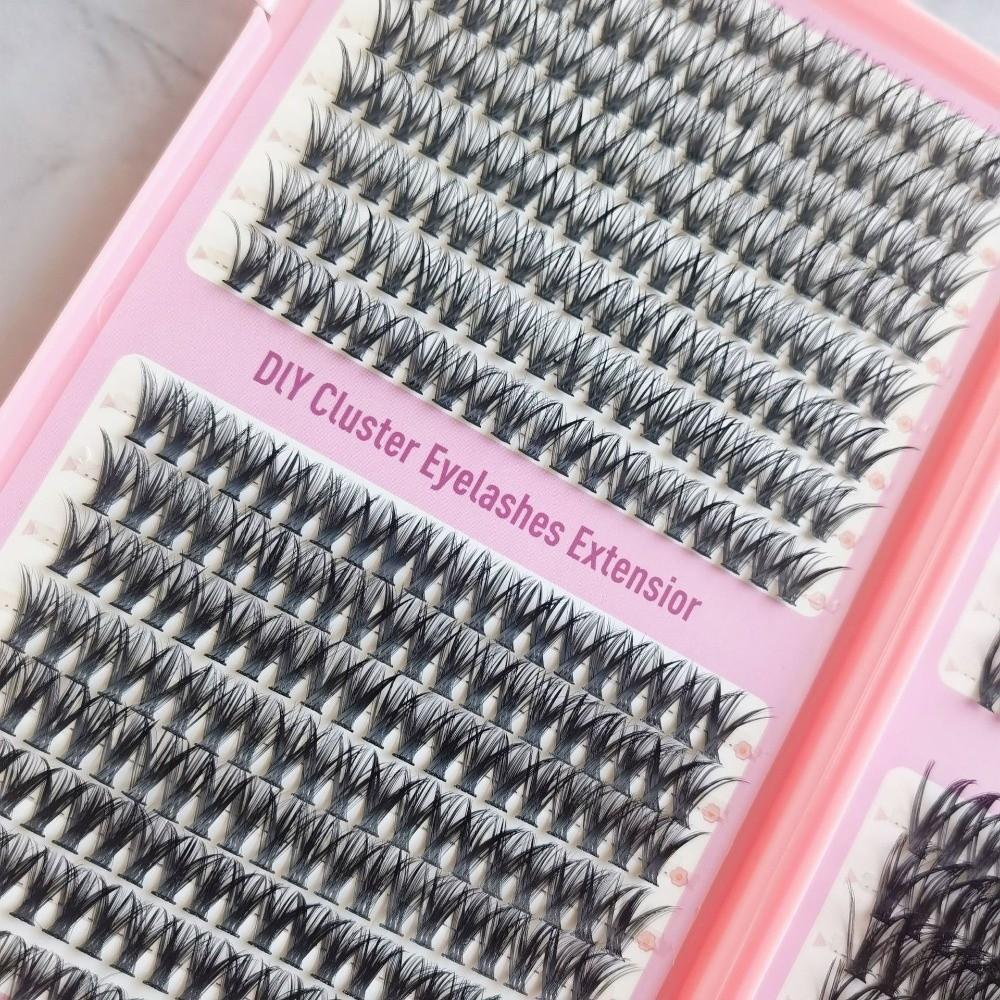 Thick Long Faux Cils Natural Look DIY Lashes Book New 3D Volume Eyelashes Eye Makeup
