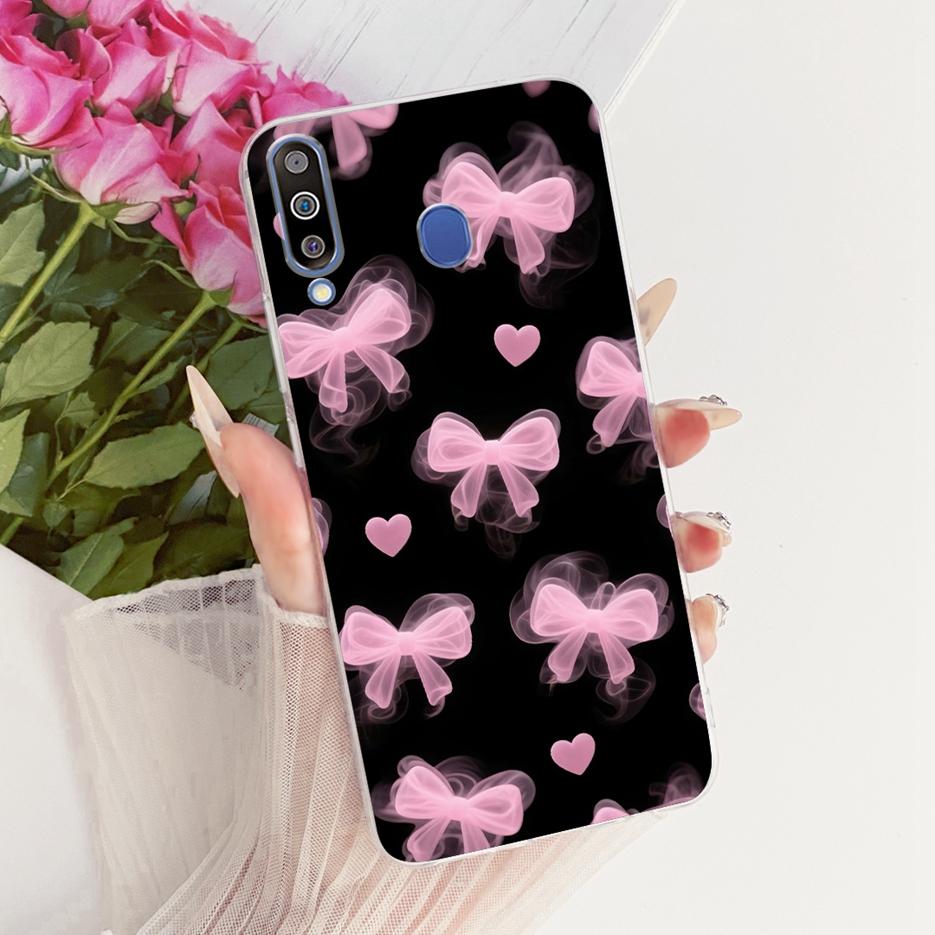 For Samsung Galaxy M10 M20 M30 Case Luxury Butterfly Tree Painted Cover Soft Slim Phone Case For Samsung M10 M20 M30 Fundas Bags