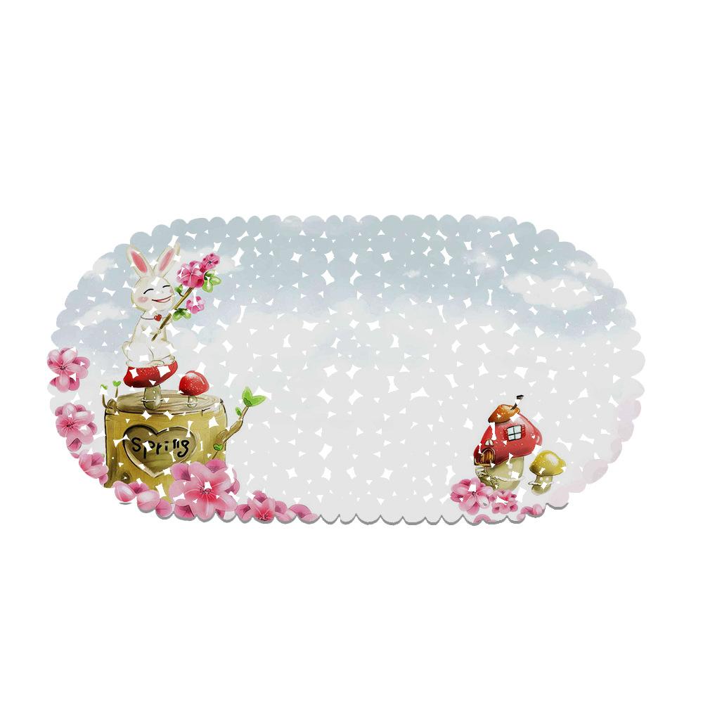 Beautiful Illustrations Balcony Bathroom Mat Hydrophobic Non-Slip Door Mat Swimming Pool Public Places Non-Slip Floor Mat