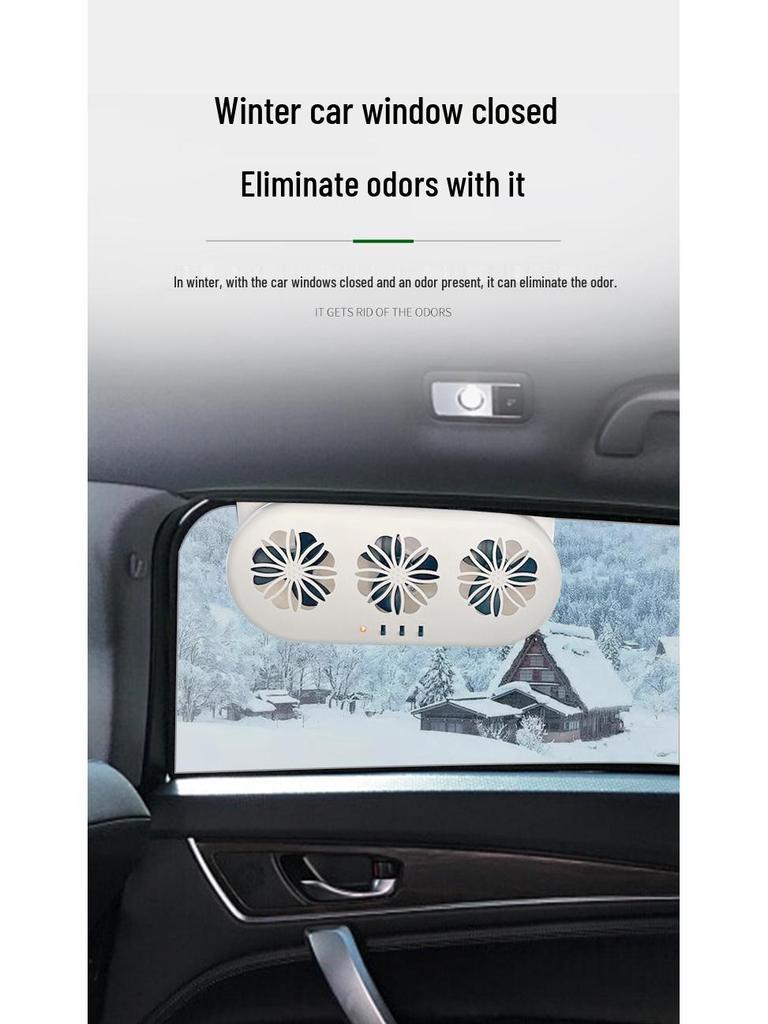 Solar Car Ventilation and Cooling Exhaust Fan