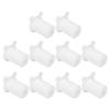 10PCS Satellite Cable Wall Grommet 25.4mm Silicon Ethernet Cable Bushing Wall Penetration Grommet for 1 Inch Hole White
