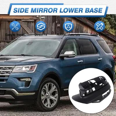 Car Left / Right Side Rearview Mirror Lower Bottom Holder Trim Cover for Ford Explorer 2011-  US Version