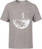 Men's Astronaut Space T-shirt With Planet Print Funny T-shirt