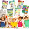 Alphabet Number Sticker Education And Learning Poster Early Education Poster Classroom Decor