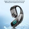 Rotatable Wireless Bluetooth Headphones With Digital Display Open-Ear Business Bone Conduction Clip-On Headphones