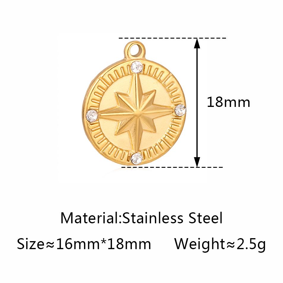 3 Stück Edelstahl Goldfarben Beschichtet Strassstein Blaues Böses Auge Anhänger Halskette Armband Ohrring DIY Schmuckherstellung Zubehör