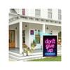 Motivational Retro Metal Wall Art Poster No Surrenders Vintage Decor 20x30cm