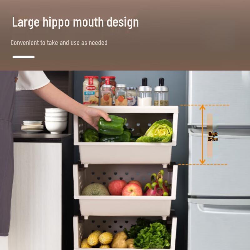 Aufbewahrungsregal für Küchengemüse