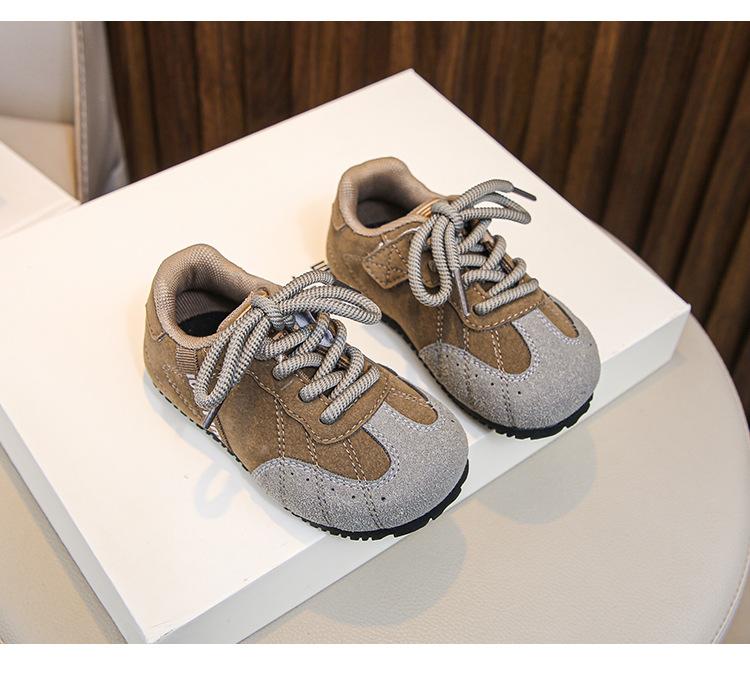 

Детские ретро-кроссовки 2025 новые туфли для мальчиков «Форрест Гамп» туфли для девочек мягкая подошва универсальные модные спортивные туфли 25