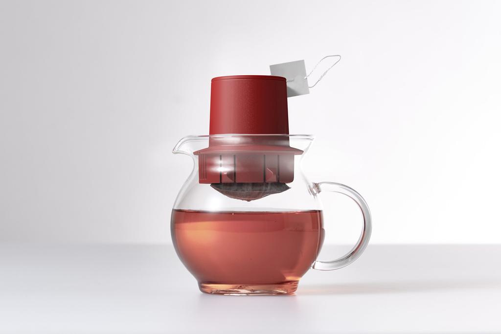 Hario Tea Hut Red Tea Bag Pot, 300ml, TTH-30-R