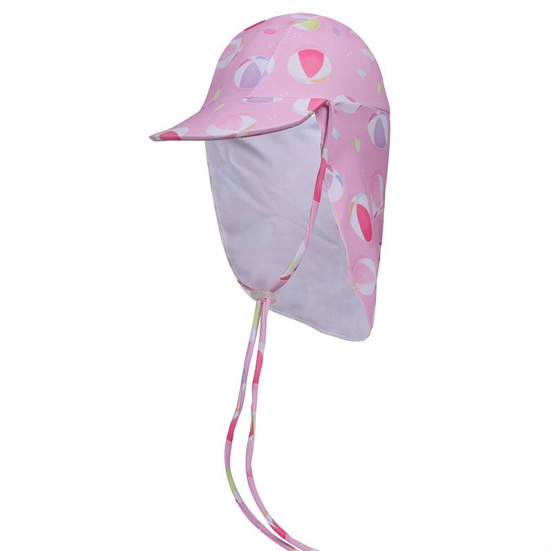 Set Costume da Bagno Yilang: Cappello da Sole Demone Giapponese, Cuffia da Nuoto, Mantellina con Protezione per il Collo, Cappello da Spiaggia