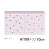 MORIPiLO Sanrio Lace Curtains Featuring My Melody and Kuromi Connecting Art 100x133cm Set of Cute Sanrio Midnight Makura No Morishita (Eba Pattern,