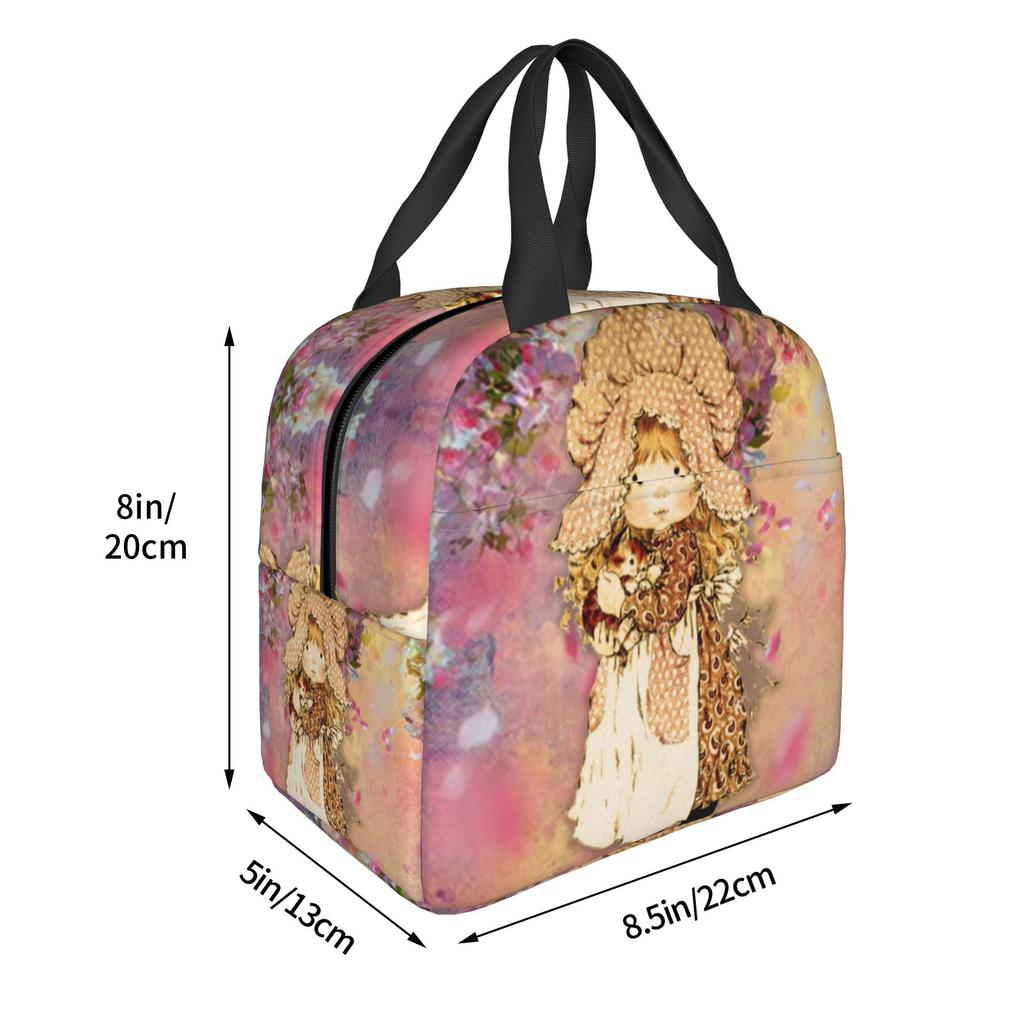 Cartoon S-Sarahs K-Kays Lunch Bag Men Women Kawaii Girl  Cooler Thermal Insulated Lunch Boxes for Adult Office