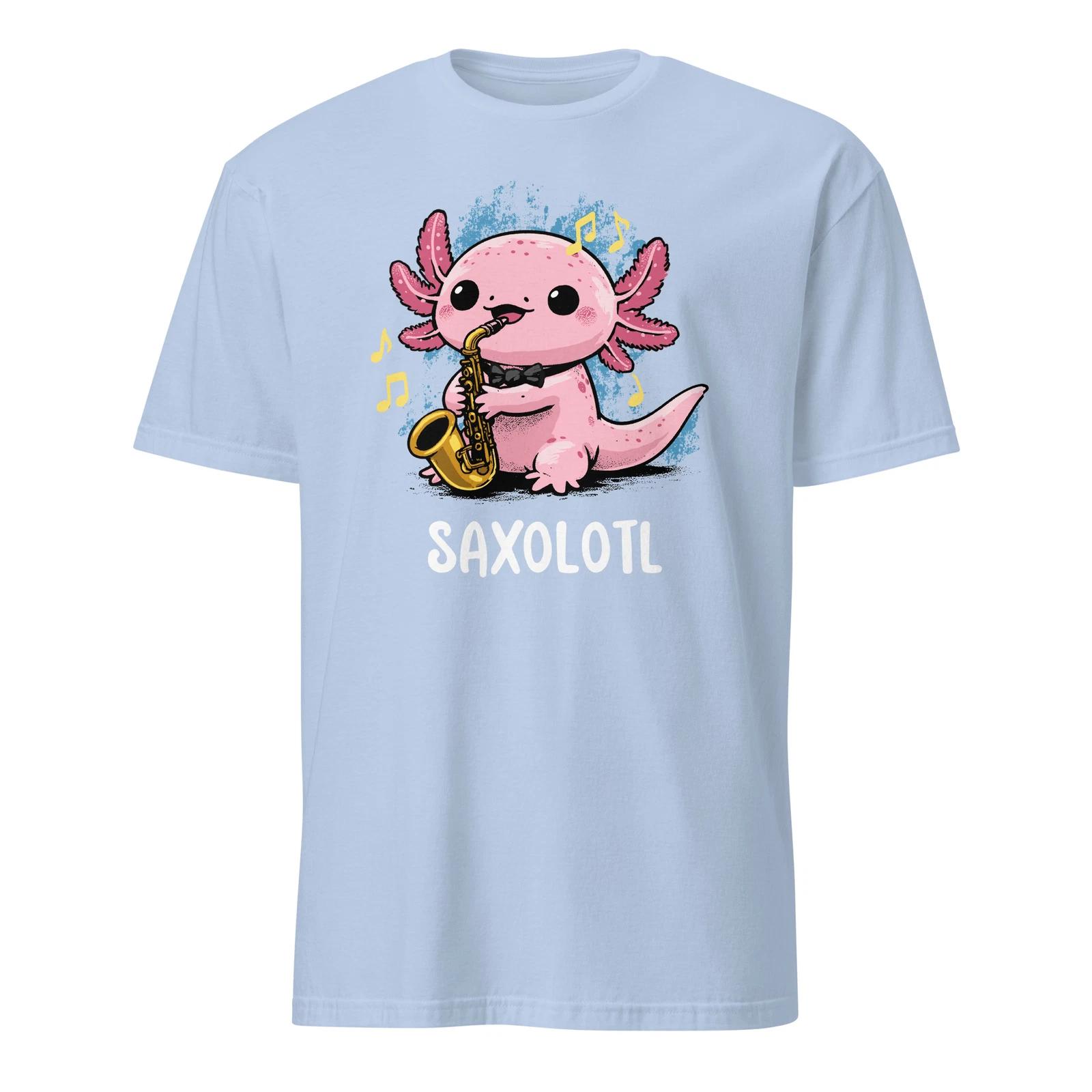 

Funny Axolotl Shirt Sax Saxophone Saxolotl Music Saxophonist T-Shirt Size S-3XL 2XL