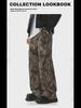 Pantaloni da lavoro mimetici dritti e larghi da uomo Muqiu – Stile casual da esterno