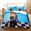 Avril Lavigne Bedding Set Single Twin Full Queen King Size Bed Set Adult Bedroom Duvetcover Sets Personality Bed Sheet Set