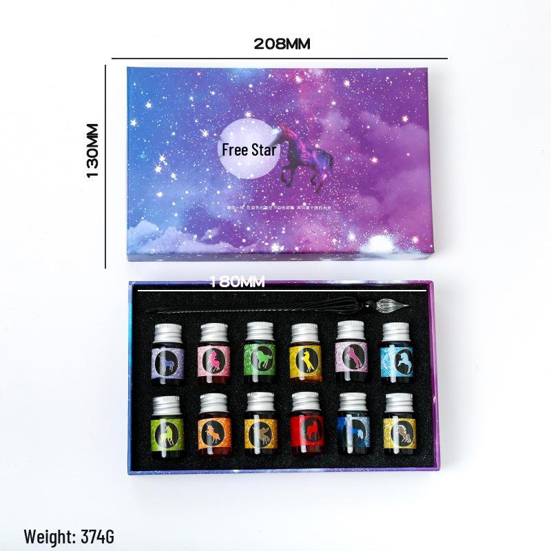 

Набор хрустальных ручек с градиентом «Звездное небо» - Подарок для студентов и бизнеса