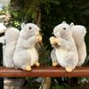 Plush Big Tail Squirrel Stuffed Doll Soft Throw Pillow Decorations Children Kids Birthday Present Gifts
