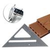 Squares 7Inch Aluminum Triangle Ruler Woodworking Miter Speed Framing Measuring Tool