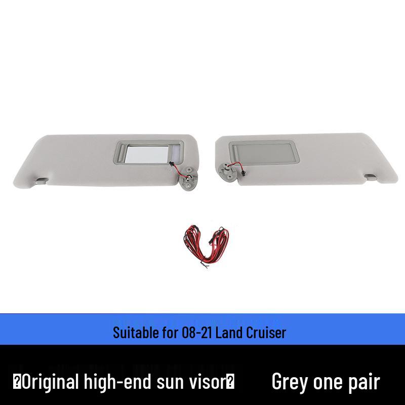 08-21 Land Cruiser Sun Visor Sunshade Front Windshield Makeup Mirror with Light