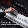 AACW1 Car Door Sill Anti-scratch Stickers Carbon Microfiber Sticker For Ford Edge Explorer Transit Ranger Kuga MK2 MK7 Fusion Ecosport