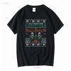 All I Want For Christmas Is Halloween Ugly Sweater T Shirt Merry Creepmas Gothmas Gothic Xmas Skeleton Vintage Washed Versatile