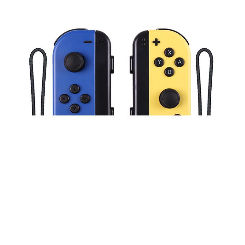 NS Switch JoyCon Bluetooth Controller with Left/Right Handles, Remote Wake-Up, and Hand Strap